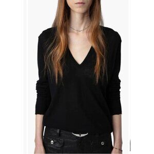 Rivy V-Neck Sweater Zadig & Voltaire Size M